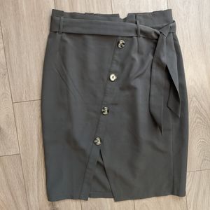 Asymmetrical pencil skirt